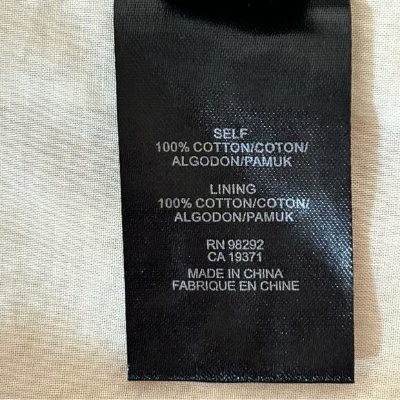 Tibi Sonoran Sleeveless Eyelet Shift Dress Size 0 Ivory Overlay Neutral Cotton - Picture 13 of 15